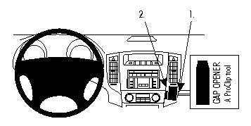 Brodit ProClip 853982 - Mitsubishi Pajero 2007-2019