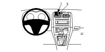 Brodit ProClip 853984 - Toyota Auris 2007-2012