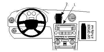 Brodit ProClip 853989 - Audi A3 2007-2013