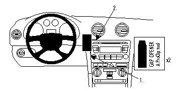 Brodit ProClip 853990 - Audi A3 2007-2013