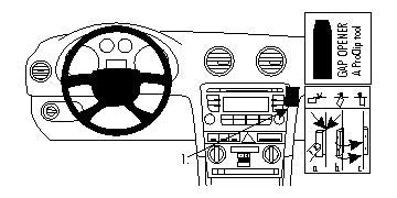 Brodit ProClip 853991 - Audi A3 2007-2013