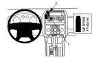 Brodit ProClip 854015 - Ford Escape 2008-2012