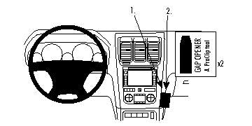 Brodit ProClip 854032 - GMC Acadia 2007-2012