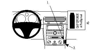 Brodit ProClip 854034 - Pontiac G5 2007-2010