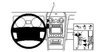 Brodit ProClip 854042 - Lincoln MKZ 2007-2009