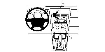 Brodit ProClip 854049 - Dodge Avenger 2008-2010