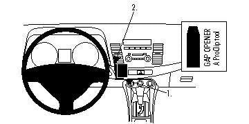 Brodit ProClip 854051 - Mitsubishi Lancer 2008-2017
