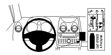 Brodit ProClip 854086 - Nissan Rogue 2008-2010