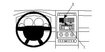Brodit ProClip 854091 - Jeep Cherokee 2008-2012