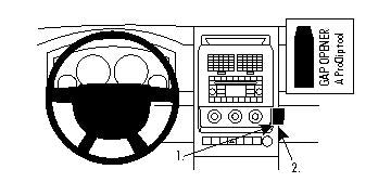 Brodit ProClip 854092 - Jeep Cherokee 2008-2012
