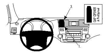 Brodit ProClip 854096 - Toyota Highlander 2008-2013