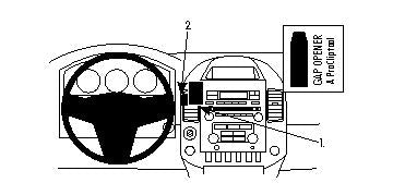 Brodit ProClip 854108 - Nissan Titan 2008-2015