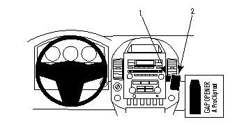 Brodit ProClip 854109 - Nissan Titan 2008-2015