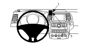 Brodit ProClip 854149 - Nissan CrossCabriolet 2009-2014