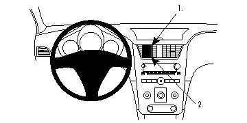 Brodit ProClip 854155 - Chevrolet Malibu 2008-2012