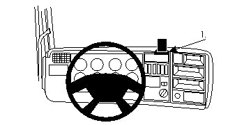 Brodit ProClip 854160 - Scania R-series 2005-2009