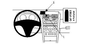 Brodit ProClip 854164 - Toyota Corolla 2009-2011