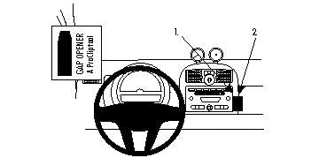 Brodit ProClip 854167 - Smart ForTwo 2008-2010