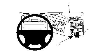 Brodit ProClip 854180 - Mercedes-Benz Atego 2008-2023