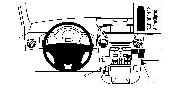Brodit ProClip 854198 - Honda Pilot 2009-2015
