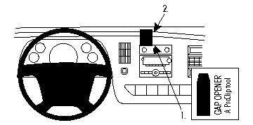 Brodit ProClip 854203 - Chevrolet Express 2008-2016