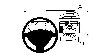 Brodit ProClip 854206 - Renault Kangoo 2008-2013