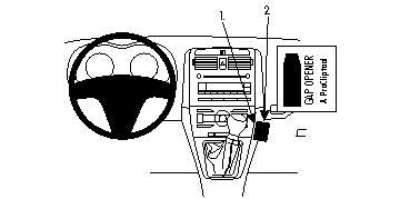Brodit ProClip 854216 - Toyota Corolla 2008-2011