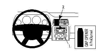 Brodit ProClip 854250 - Dodge Challenger 2008-2014