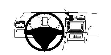 Brodit ProClip 854260 - Volkswagen Golf VI 2009-2012