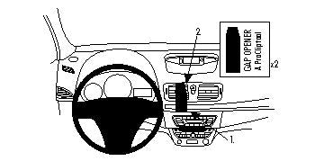 Brodit ProClip 854283 - Renault Fluence 2009-2016
