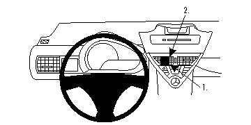 Brodit ProClip 854291 - Toyota iQ 2009-2019