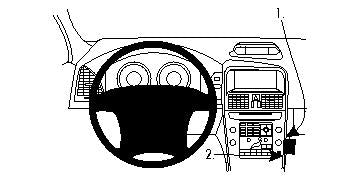 Brodit ProClip 854296 - Volvo XC60 2009-2010