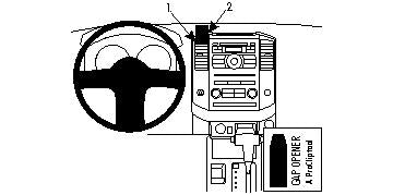 Brodit ProClip 854320 - Nissan Equator 2009-2012