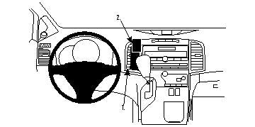 Brodit ProClip 854326 - Toyota Venza 2009-2012