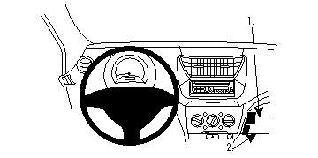 Brodit ProClip 854336 - Nissan Alto 2009-2016