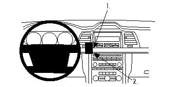 Brodit ProClip 854357 - Lincoln MKS 2009-2012