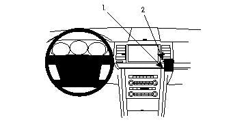 Brodit ProClip 854360 - Lincoln MKZ 2010-2012