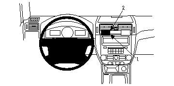 Brodit ProClip 854362 - Ford Fusion 2010-2012