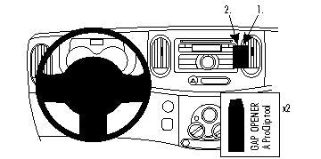 Brodit ProClip 854374 - Nissan Cube 2009-2014