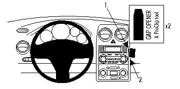 Brodit ProClip 854375 - Pontiac G6 2009-2010
