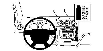 Brodit ProClip 854380 - Ford Tourneo Connect 2010-2013