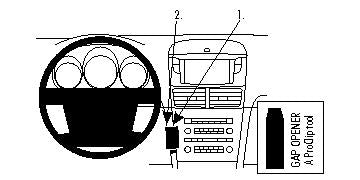 Brodit ProClip 854410 - Lincoln MKT 2010-2020
