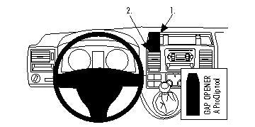Brodit ProClip 854432 - Volkswagen Caravelle 2010-2015