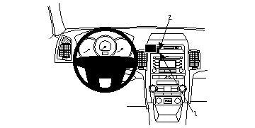 Brodit ProClip 854446 - Kia Sorento 2010-2012