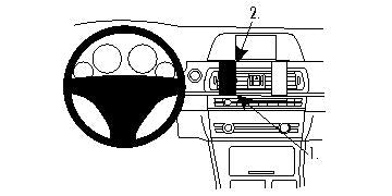 Brodit ProClip 854457 - BMW 5-Serie F10, F11 2010-2017