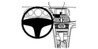 Brodit ProClip 854459 - Mercedes-Benz E-Class, Convertible 2010-2013