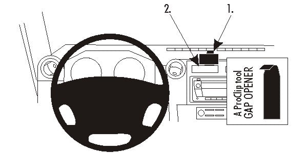 Brodit ProClip 854467 - Toyota LandCruiser 70 2008-2023