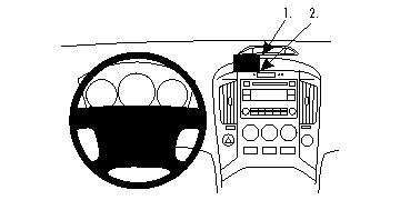 Brodit ProClip 854470 - Hyundai H1 2009-2021