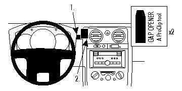 Brodit ProClip 854473 - Isuzu D-Max 2008-2012