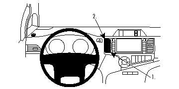 Brodit ProClip 854493 - Toyota Sienna 2011-2014